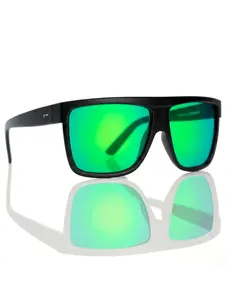 Dot Dash Dot Dash Deckhand | Black Matte / Green Mirror Polarized