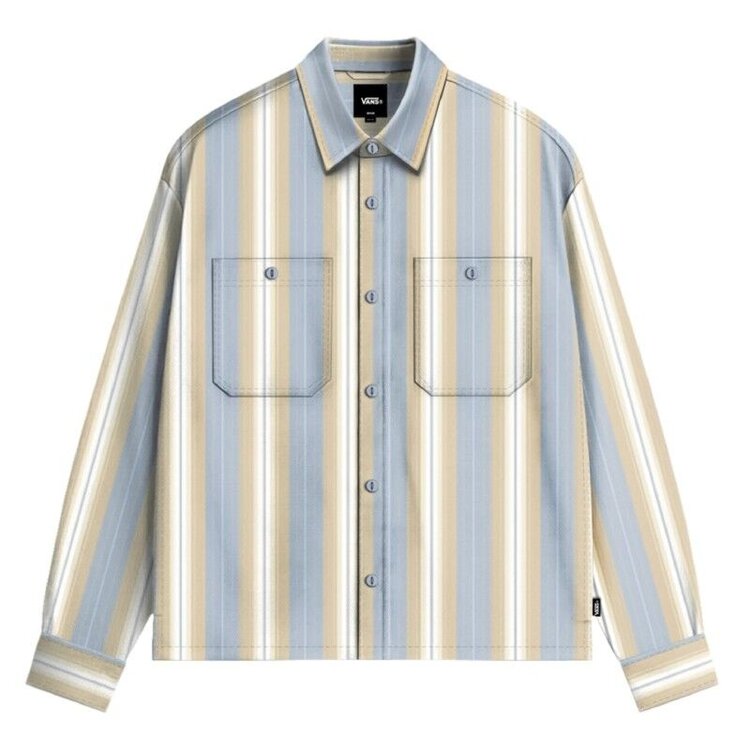 Vans Vans Larkspur Lightweight Stripe L/S | Soft Slate