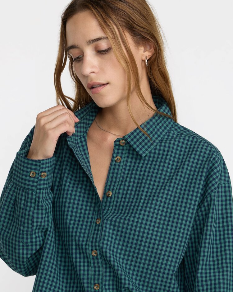 RVCA RVCA Sorrento Oversized Ls | Stormy Blue