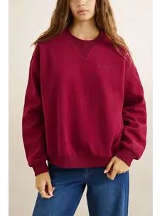 Rhythm Rhythm Everyday Crew Neck Fleece | Plum