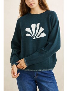 Rhythm Rhythm Bayside Crew Neck Knit | Forest