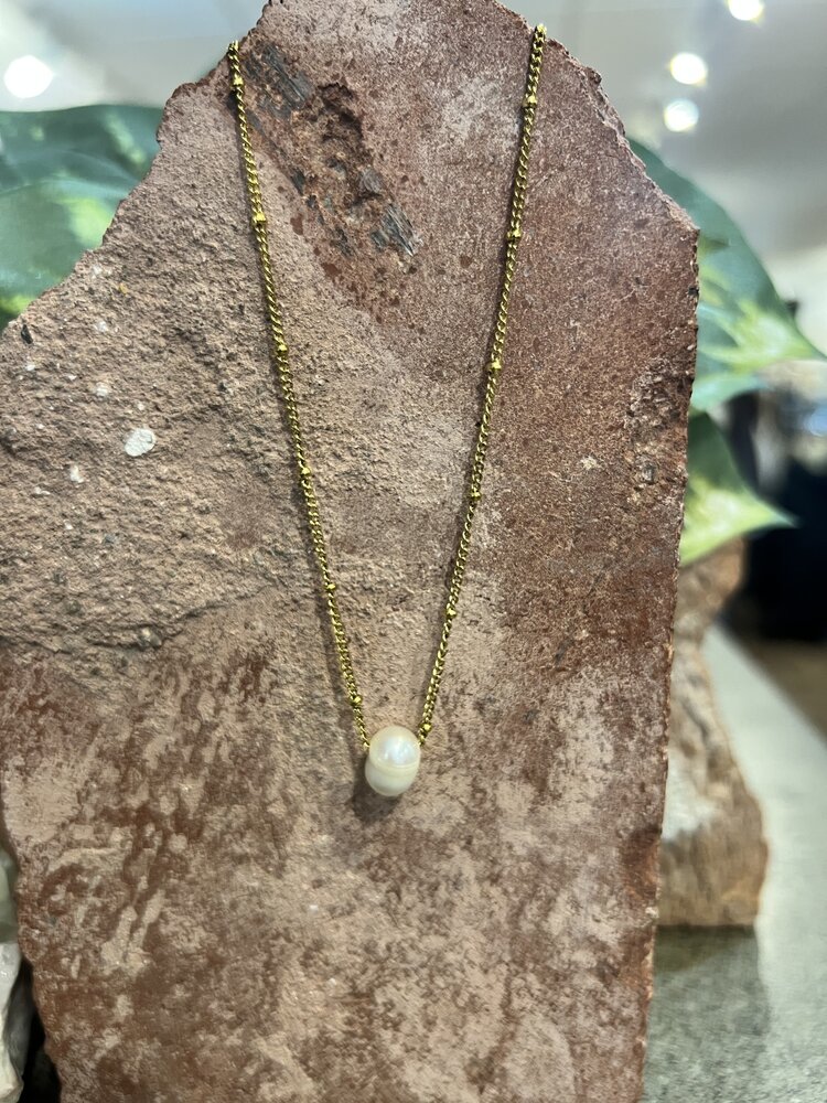 Maiden Perras Maiden Perras Freshwater Pearl Necklace | Gold