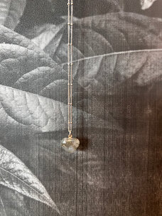 Maiden Perras Maiden Perras Moss Agate Heart Necklace | Silver