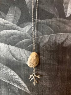Maiden Perras Maiden Perras Mexican Crazy Lace Agate Necklace | Silver