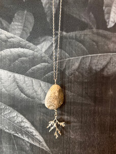 Maiden Perras Mexican Crazy Lace Agate Necklace | Silver