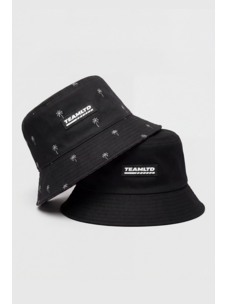TEAMLTD TEAMLTD Reversible Bucket Hat | Black Mini Palm