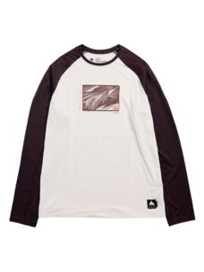 Burton Burton Men's Roadie Base Layer Tech T-Shirt | Stout White/Bear Hug Brown