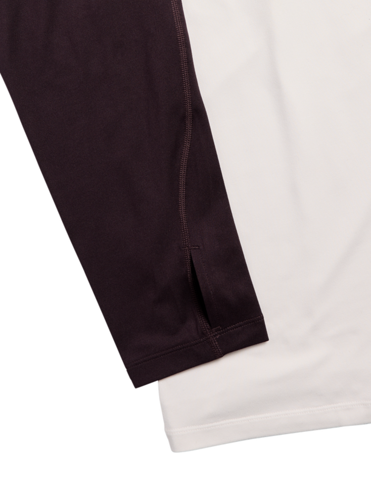 Burton Burton Men's Roadie Base Layer Tech T-Shirt | Stout White/Bear Hug Brown