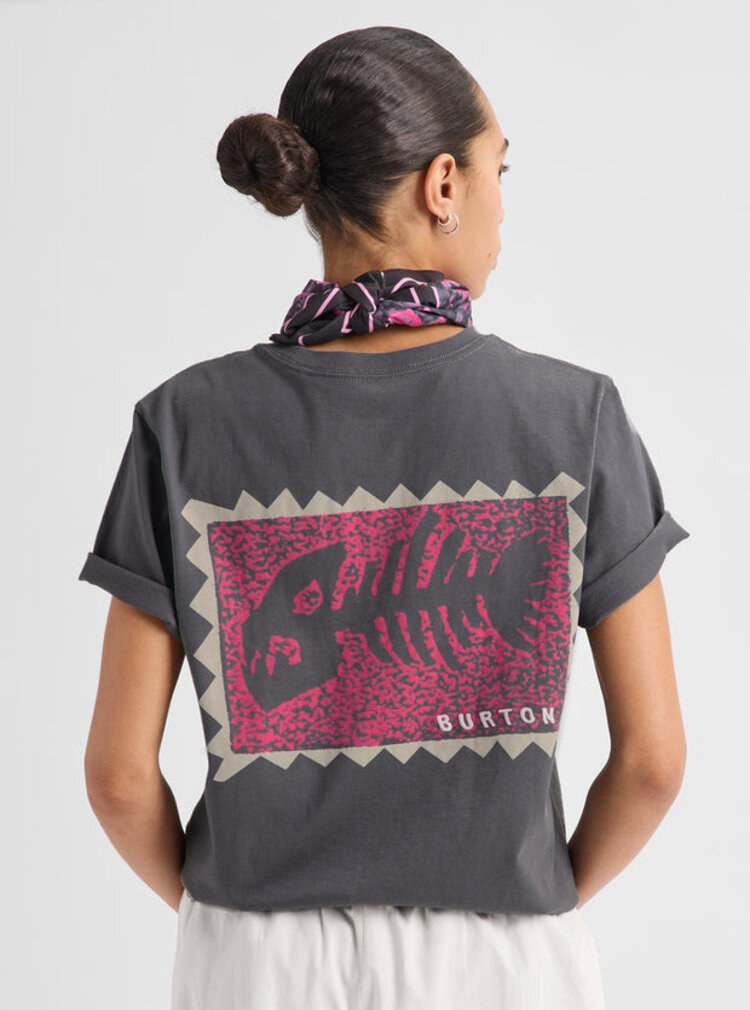 Burton Burton Throwback 1992 Short Sleeve T-Shirt | Gotham Gray