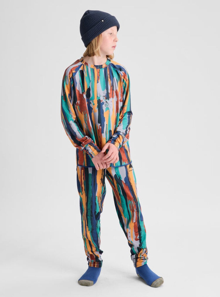 Burton Burton Kids' And Toddlers' Midweight Base Layer Set | Paint Stripe
