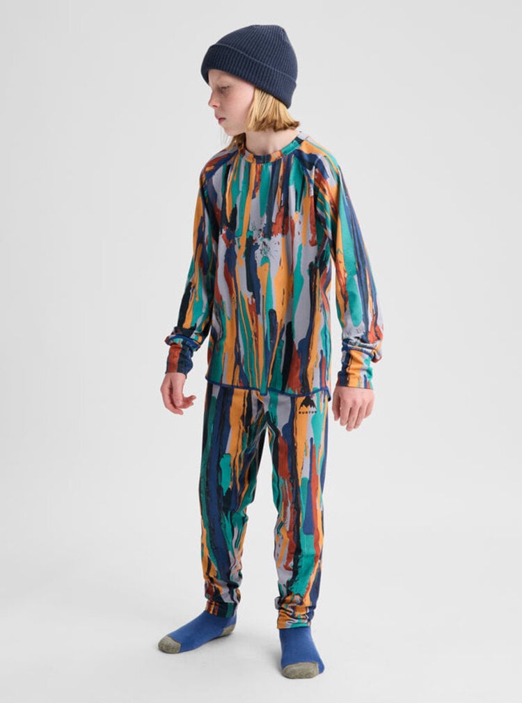 Burton Burton Kids' And Toddlers' Midweight Base Layer Set | Paint Stripe