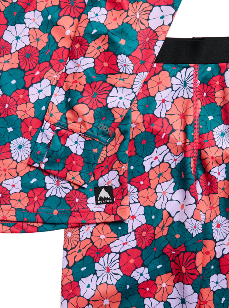 Burton Burton Kids' Fleece Base Layer Set | Pop Floral