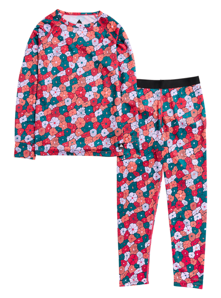 Burton Burton Kids' Fleece Base Layer Set | Pop Floral