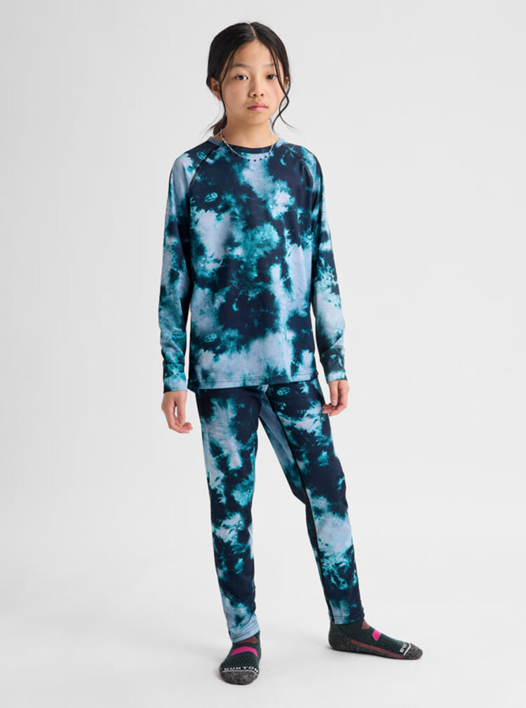 Burton Burton Kids' Fleece Base Layer Set | Crumple Dye