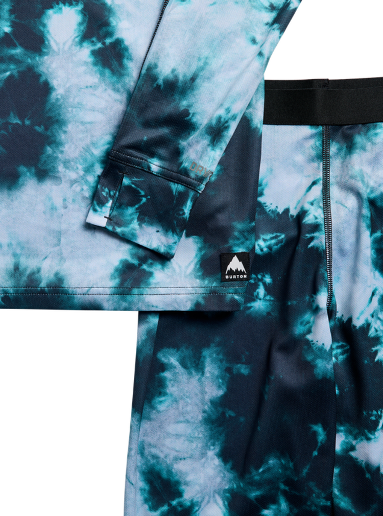 Burton Burton Kids' Fleece Base Layer Set | Crumple Dye