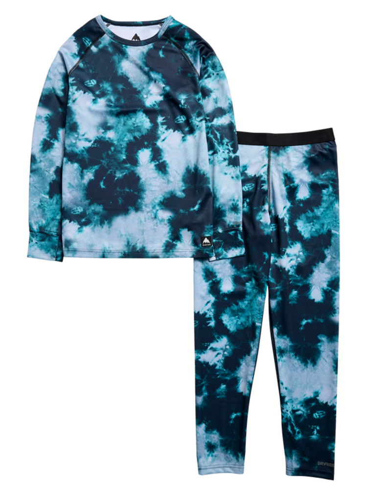 Burton Burton Kids' Fleece Base Layer Set | Crumple Dye