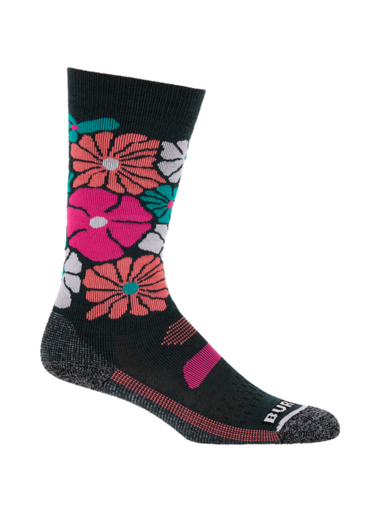 Burton Burton Kids' Performance Midweight Socks | Pop Floral