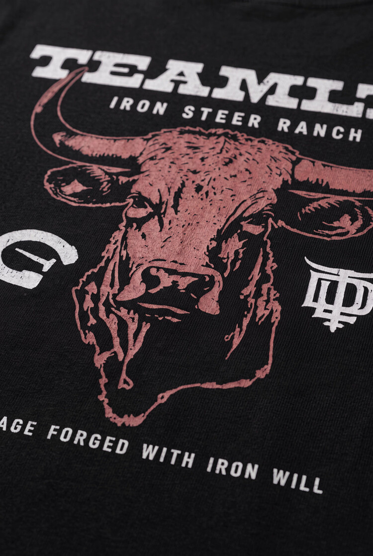 TEAMLTD TEAMLTD Iron Steer Tee | Vintage Black