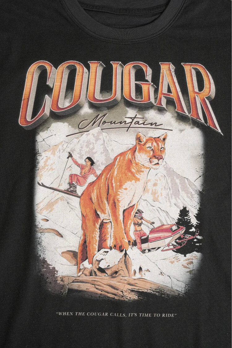 TEAMLTD TEAMLTD Cougar Mountain Tee | Vintage Black