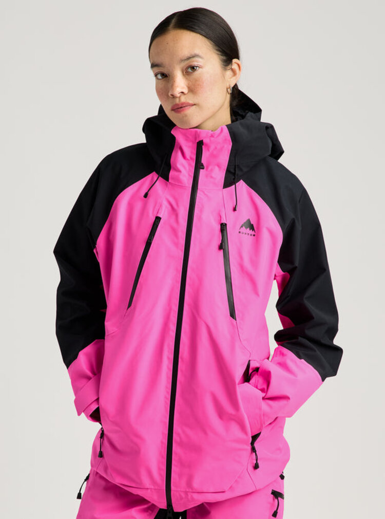 Burton Burton Women's Reserve Gore-Tex 2L Jacket | True Black/Shockwave Pink