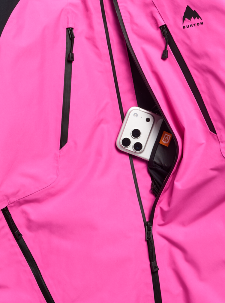 Burton Burton Women's Reserve Gore-Tex 2L Jacket | True Black/Shockwave Pink