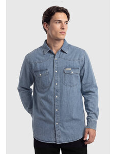 TEAMLTD TEAMLTD Homestead Denim Button Up | Blue