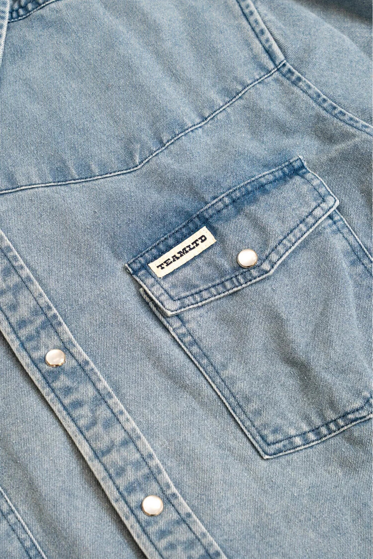 TEAMLTD TEAMLTD Homestead Denim Button Up | Blue