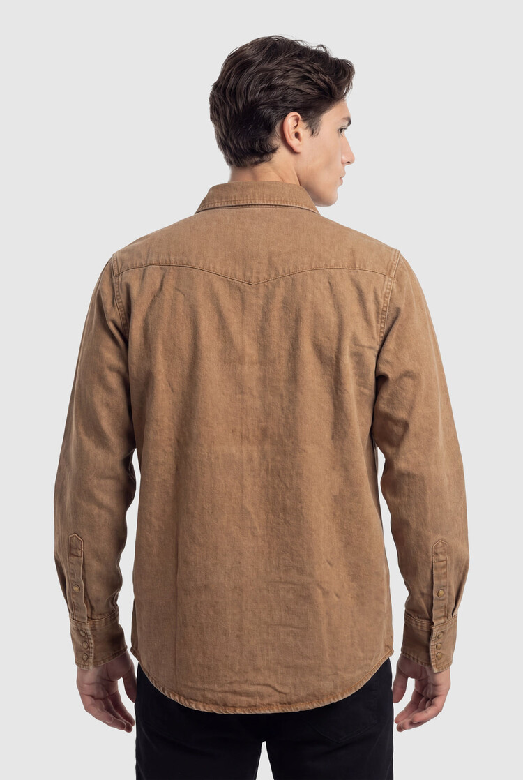 TEAMLTD TEAMLTD Homestead Denim Button Up | Saddle