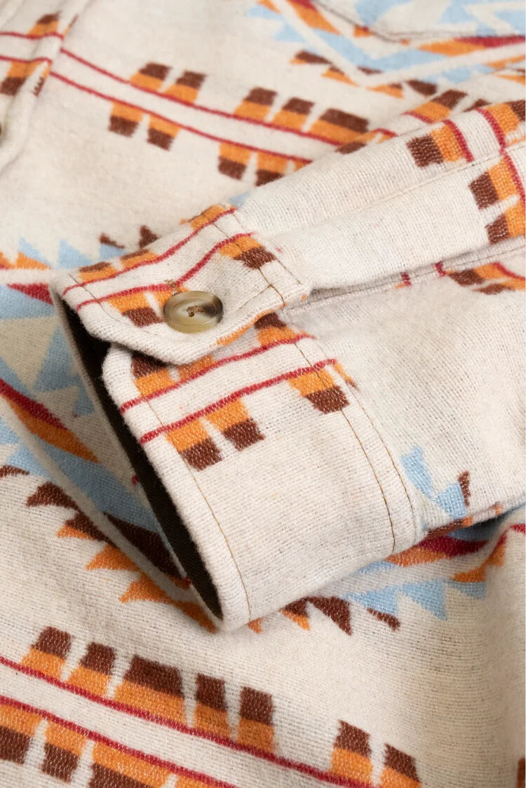 TEAMLTD TEAMLTD Summit Aztec Overshirt | Ivory