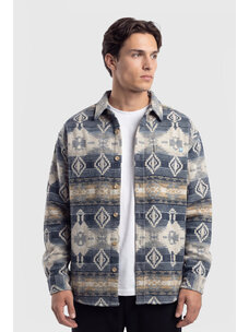 TEAMLTD TEAMLTD Summit Aztec Overshirt | Blue