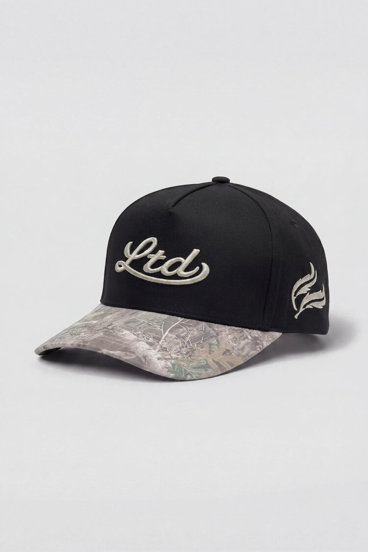 TEAMLTD TEAMLTD Signature Snapback | Black / Washed Camo
