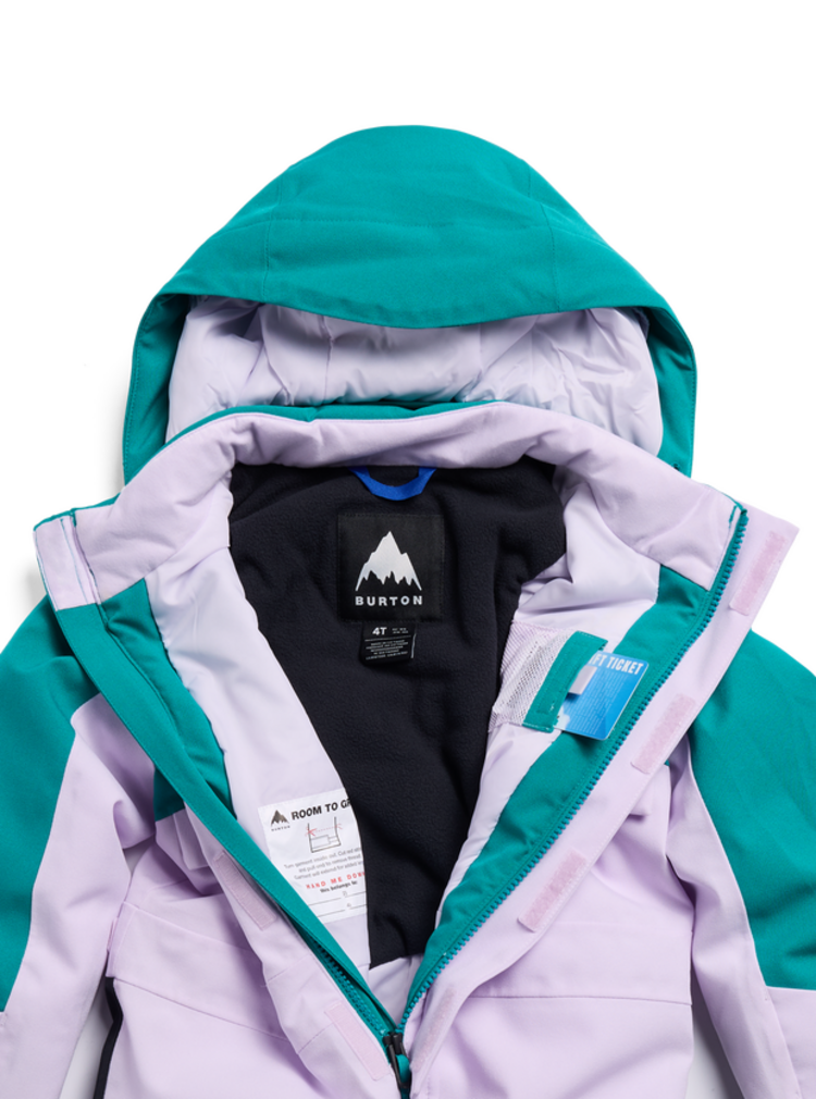 Burton Burton Toddlers' 2L One Piece | Pacific Teal/Moondust Purple