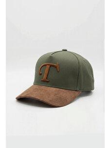 TEAMLTD TEAMLTD Monogram Snapback | Sage / Brown