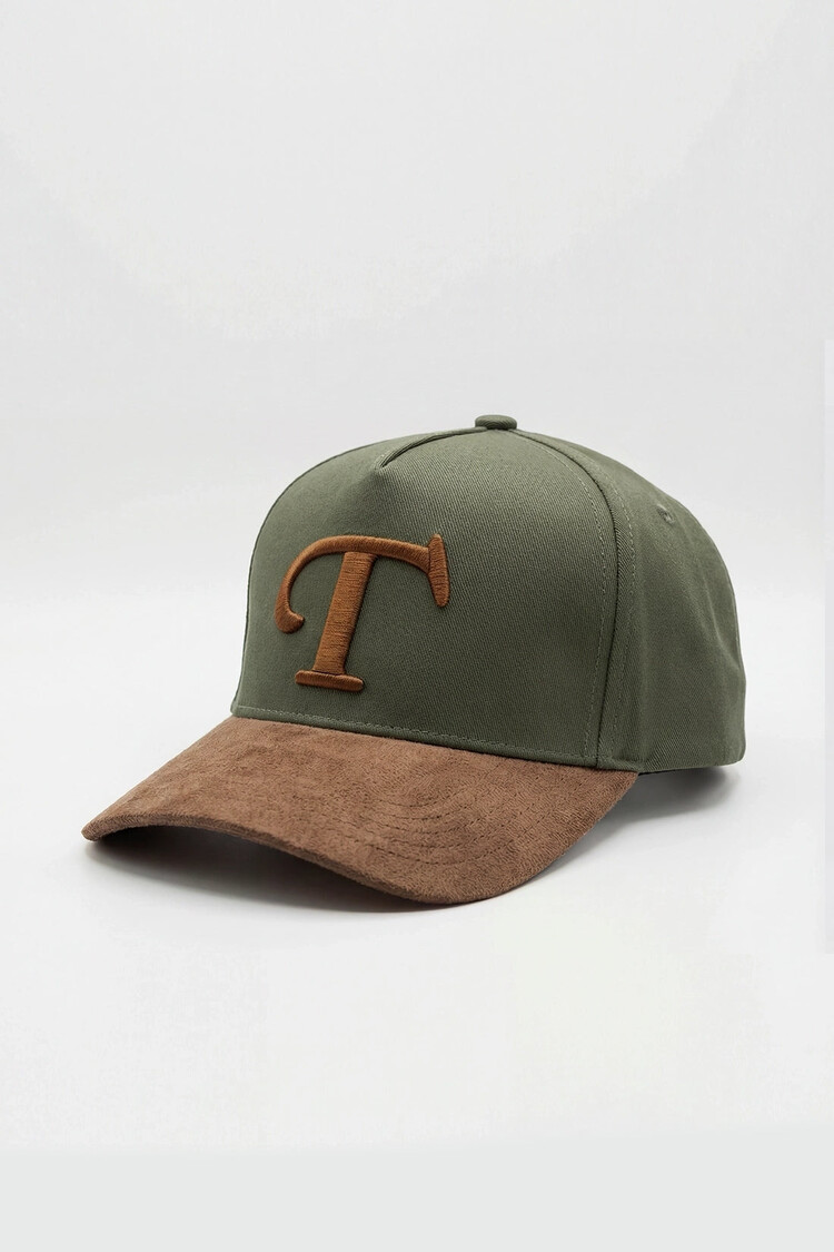 TEAMLTD TEAMLTD Monogram Snapback | Sage / Brown