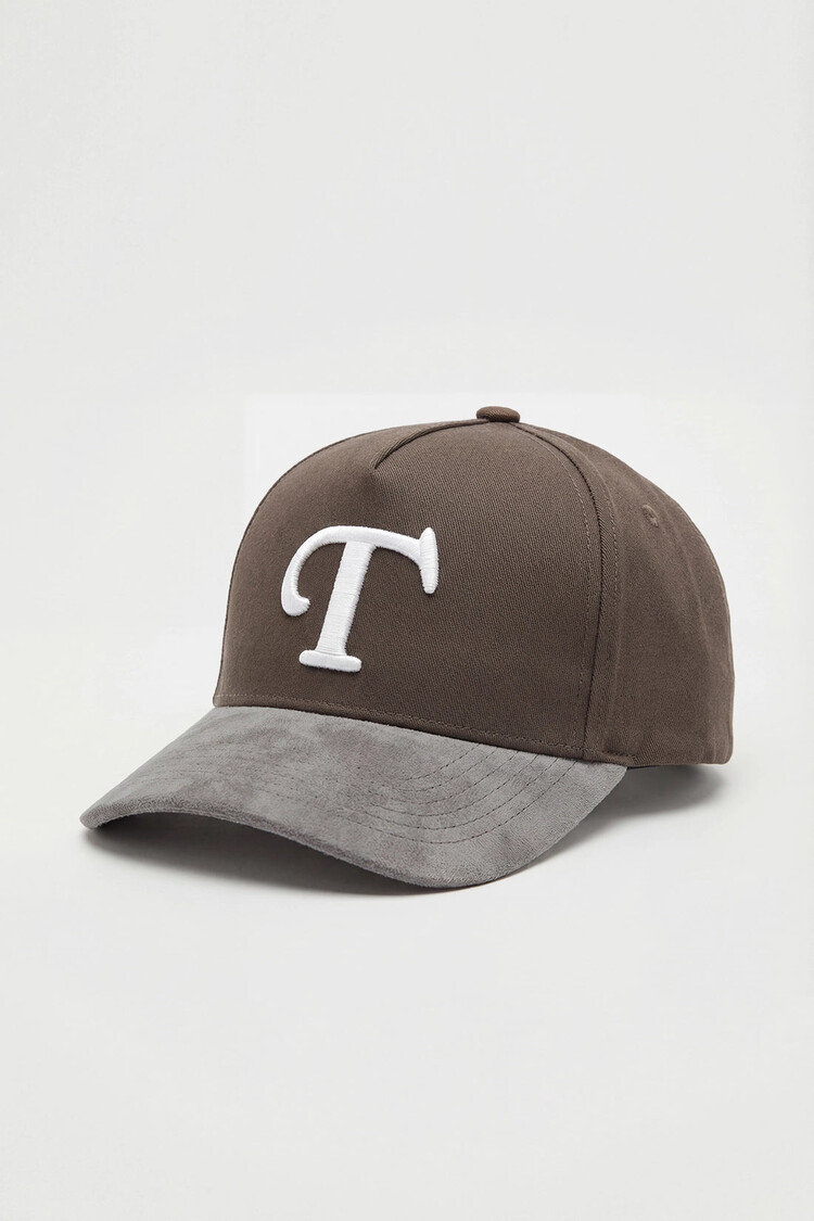 TEAMLTD TEAMLTD Monogram Snapback | Brown / Grey