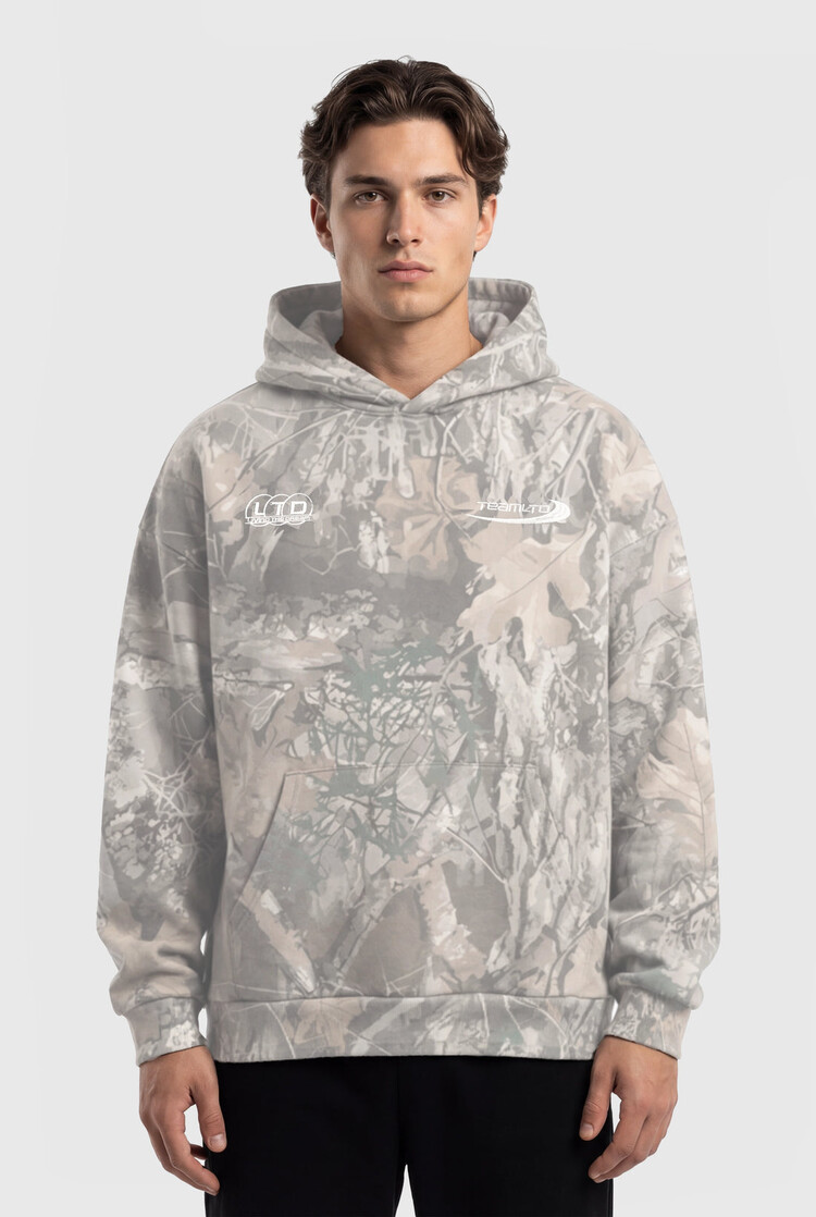 TEAMLTD TEAMLTD Essential Oversized Heavy Hoodie | Washed Camo