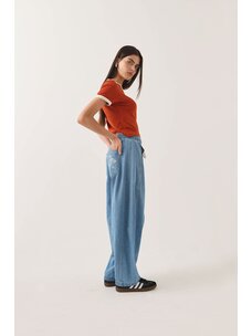 Brixton Brixton Utility Everyday Barrel Pant | Light Stone Wash
