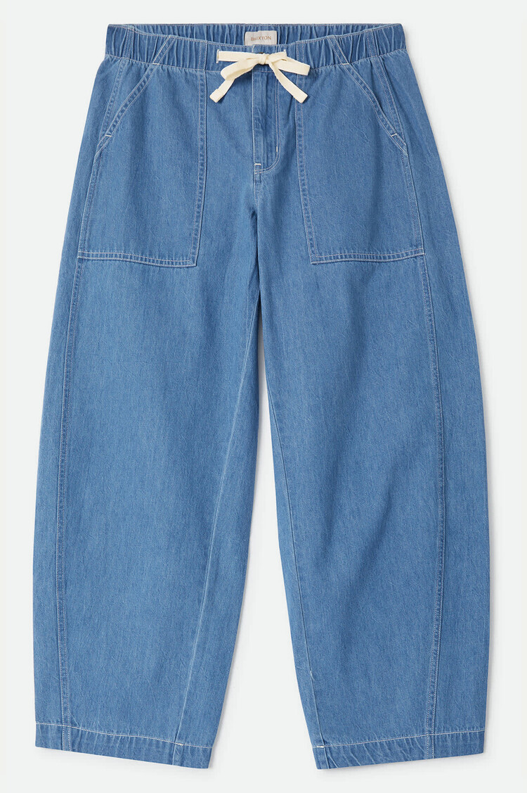 Brixton Brixton Utility Everyday Barrel Pant | Light Stone Wash