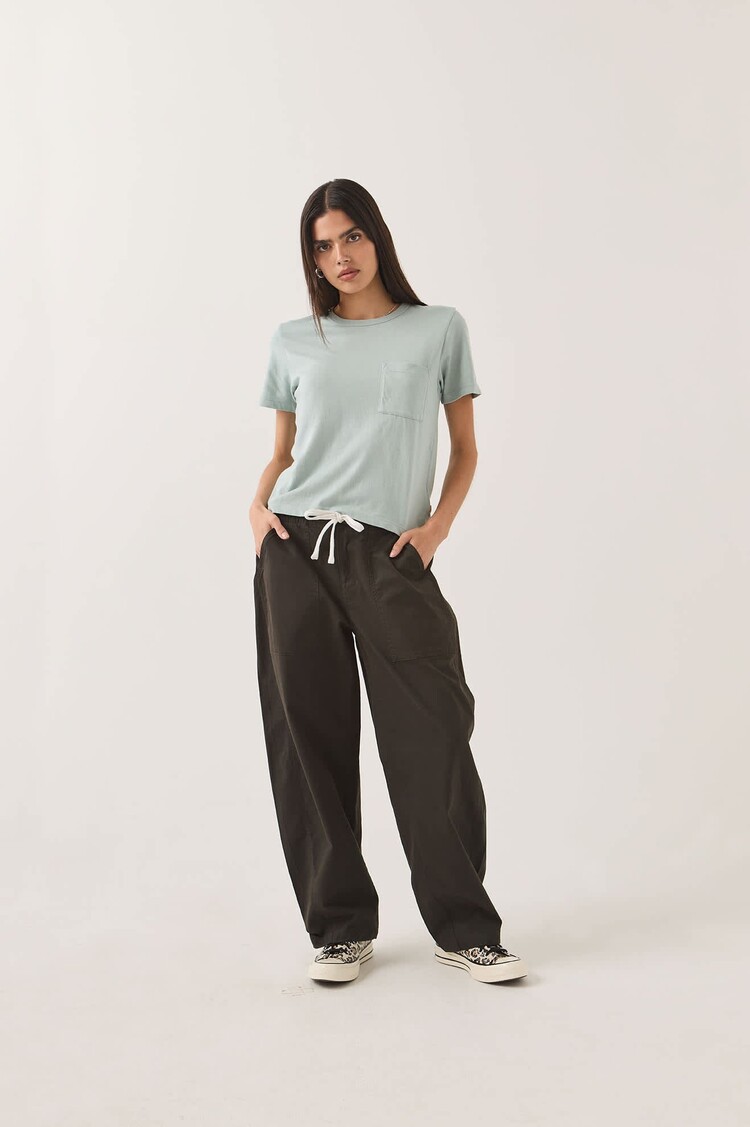 Brixton Brixton Utility Everyday Barrel Pant | Washed Black