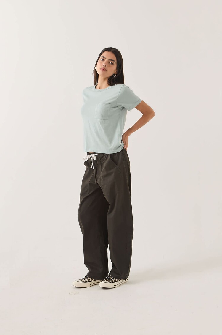 Brixton Brixton Utility Everyday Barrel Pant | Washed Black