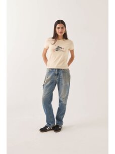 Brixton Brixton Mid Century Ranch Slim Crew Tee | Whitecap