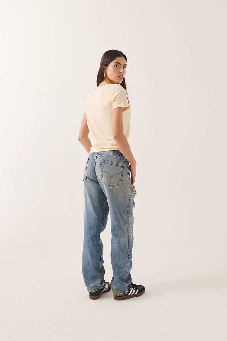 Brixton Brixton Mid Century Ranch Slim Crew Tee | Whitecap