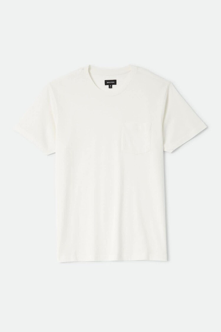Brixton BRIXTON BASELINE POCKET TEE OFF WHT VNT