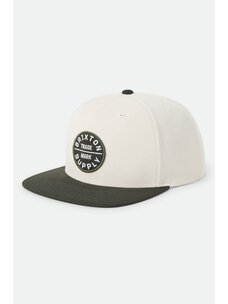 Brixton BRIXTON OATH III SNAPBACK WAX PAPER/D.OLV