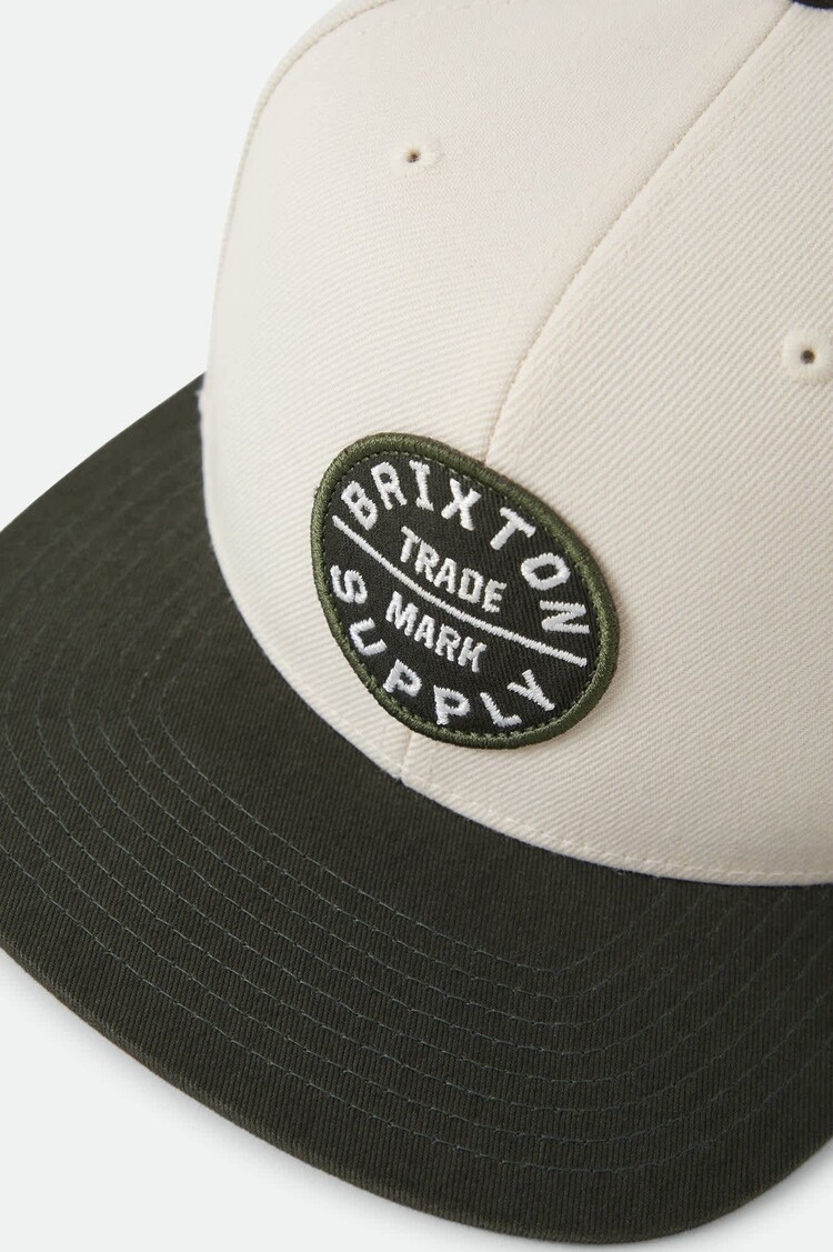 Brixton BRIXTON OATH III SNAPBACK WAX PAPER/D.OLV