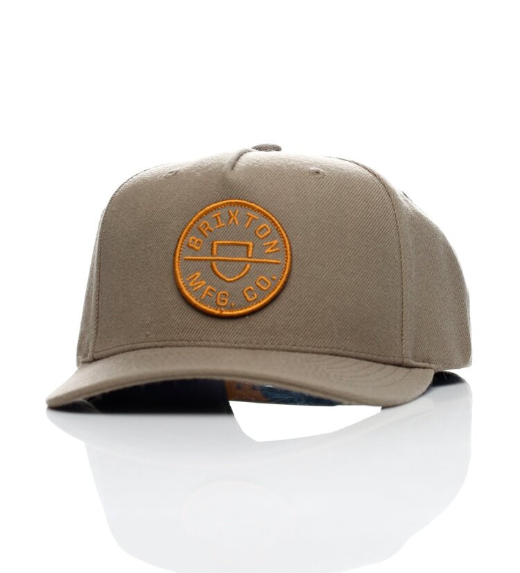 Brixton BRIXTON CREST C MP SNAPBACK D.OLV/CARAMEL