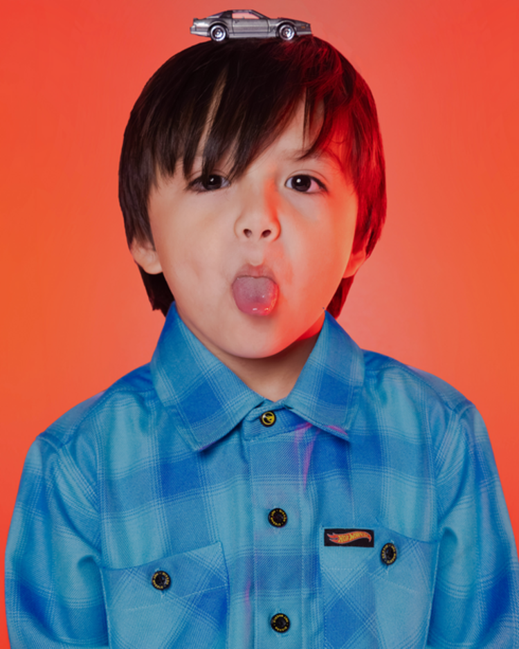 Dixxon DIXXON YTH HOT WHEELS LEGENDS FLANNEL BLUE