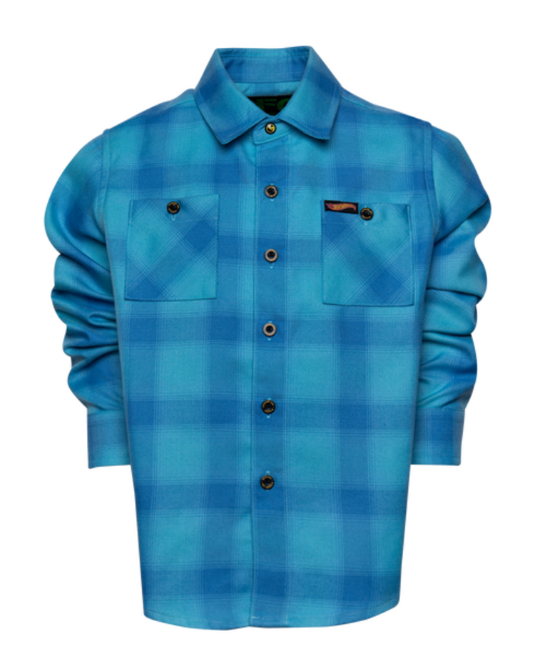 Dixxon DIXXON YTH HOT WHEELS LEGENDS FLANNEL BLUE