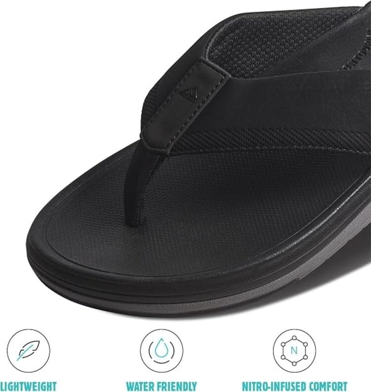 Reef Cushion Norte Flip Flops | Dark Grey