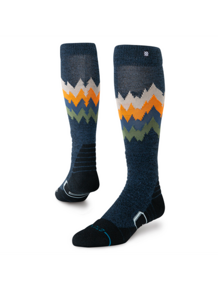 Stance Men's Snow Thompson Mid Wool Snowboard Socks | Navy Heather